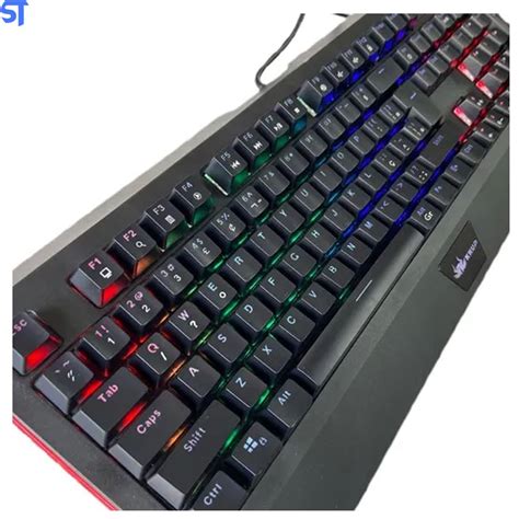 Teclado Gamer Mec Nico Anti Ghosting Ilumina O Led Kp Tm Knup