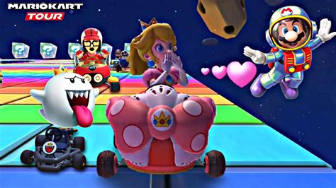 Space Tour Mii Cup Mario Kart Tour Gameplay Youtube