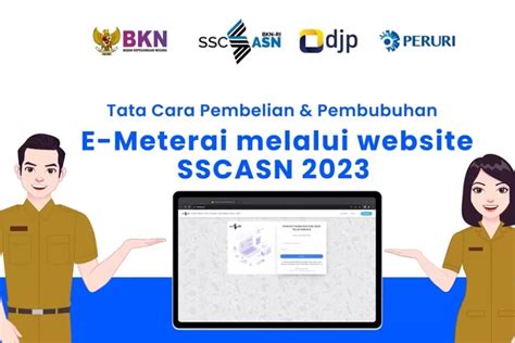 Cara Beli E Materai Pendaftaran Cpns 2023 Di Laman Sscasnbkngoid Lengkap Tutorial Dan Cara