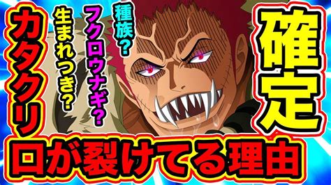 【ワンピース考察】確定！カタクリの口が裂けてる理由が判明！尾田先生がsbsや本編で描かなかった驚愕の事実！伏線は既に描かれていた【one Piece考察】 Youtube