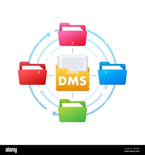 DMS Document Management System Digital Business Cloud Storage Icon