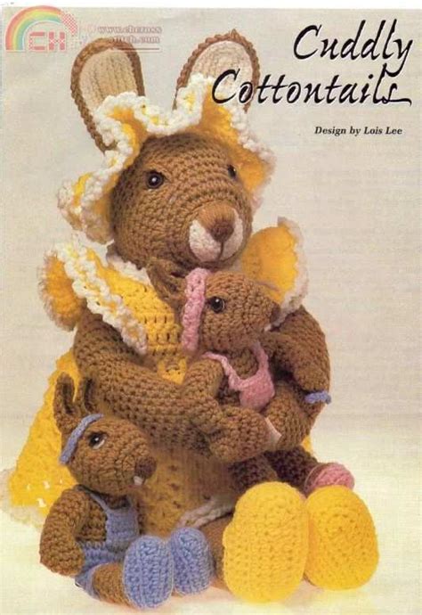 Annies Attic Lois Lee G Cuddly Cottontails Knitting And