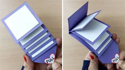 DIY Water Fall Card For Multiple Messages How To Make WaterFall