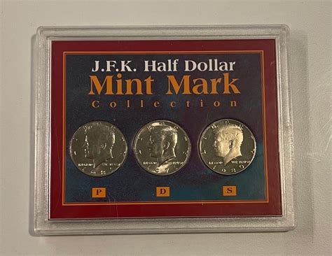 JFK half dollar Mint Mark Collection 1981-P 1971-D 1980-S | Etsy