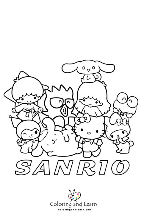 Sanrio Coloring Pages (FREE) (2025) - Coloring and Learn