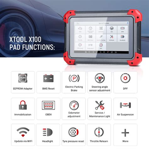 Xtool X X Pad Tablet Key Programmer With Eeprom Adapter Support