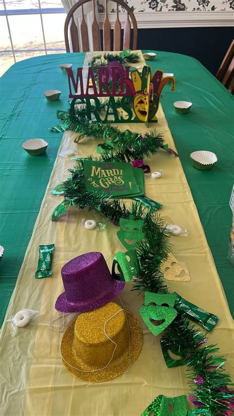 Mardi Gras Party All Dollar Tree Mardi Gras Party Table Decorations