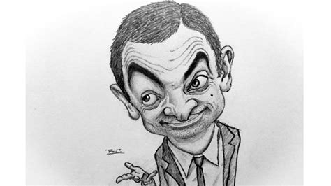 Drawing Mr Bean Caricatures Its Arttrap Youtube