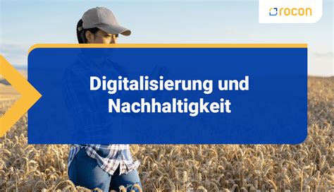 Digitalisierung Nachhaltigkeit