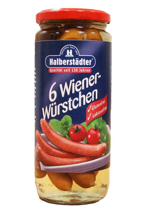 Wiener Würstchen 6 250g Würstchen Halberstädter Würstchen