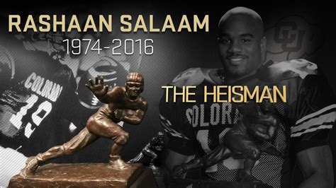 Remembering Colorado Legend 1994 Heisman Winner Rashaan Salaam Youtube