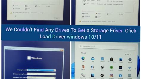 We Couldnt Find Any Drivers To Get A Storage Driver 100 Click Load