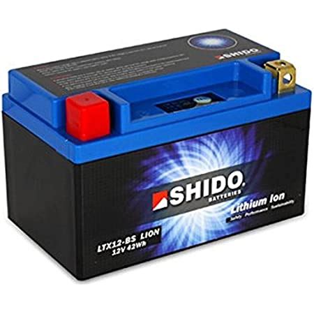 Amazon Fr Shido Ltx Bs Lion S Batterie Moto Lithium Ion