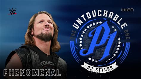 Aj Styles Phenomenal Official Theme Song Youtube