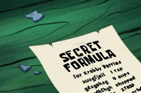 Twitter users felt betrayed after knowing the secret formula in krabby ...