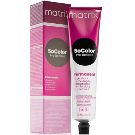 Стойкая крем краска для волос Matrix Socolor Pre Bonded 7av Блондин