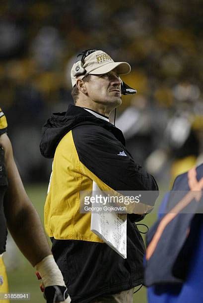 Head Coach Bill Cowher Of The Pittsburgh Steelers On The Sideline