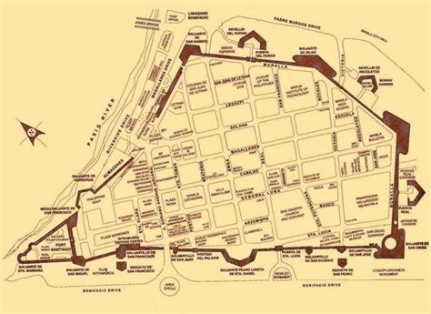 Old Intramuros Map