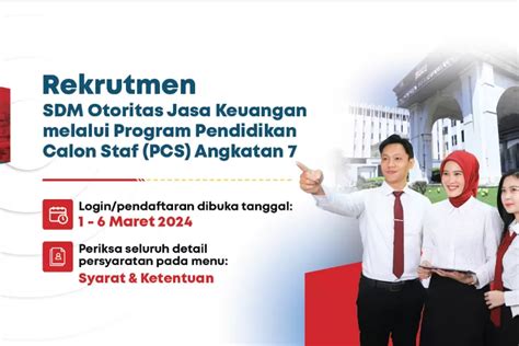 Resmi Dibuka Rekrutmen Ojk Pendaftaran Mulai Hari Ini