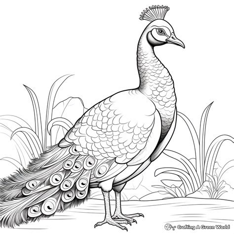 Peacock Coloring Page