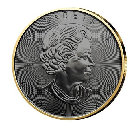 Canada 5 Dollars 2023 Maple Leaf Gold Ruthenium Veredelt 1 Oz