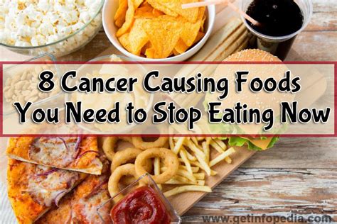 8 Cancer Causing Foods You Need To Stop Eating Now