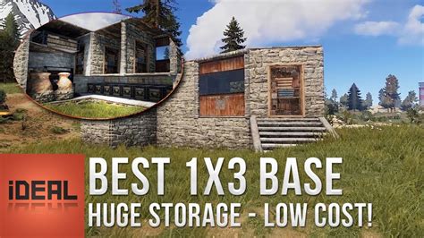 Rust Best X Base Solo Dream Most Compact Starter Base V Youtube