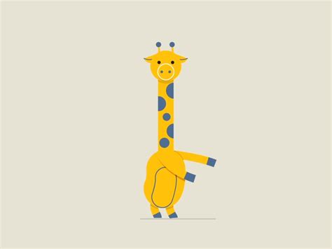 Giraffe Floss Dance by Jormation on Dribbble