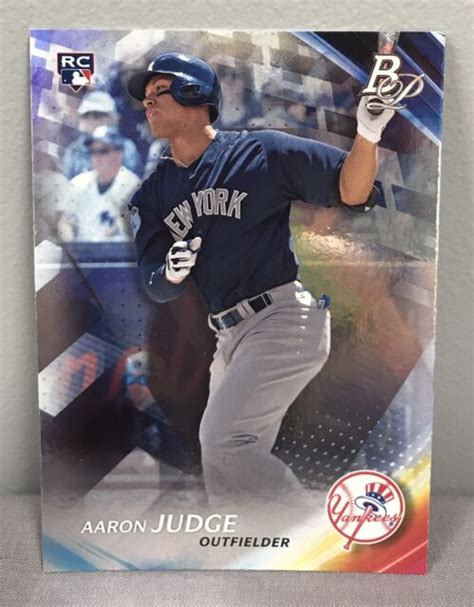 Aaron Judge Bowman Platinum Baseball Rc Rookie Card New York