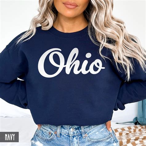 Ohio Sweatshirt Ohio Crewneck State Of Ohio T For Him Ohio T