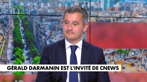 Le Ministre De Lintérieur Gérald Darmanin Invité De Pascal Praud