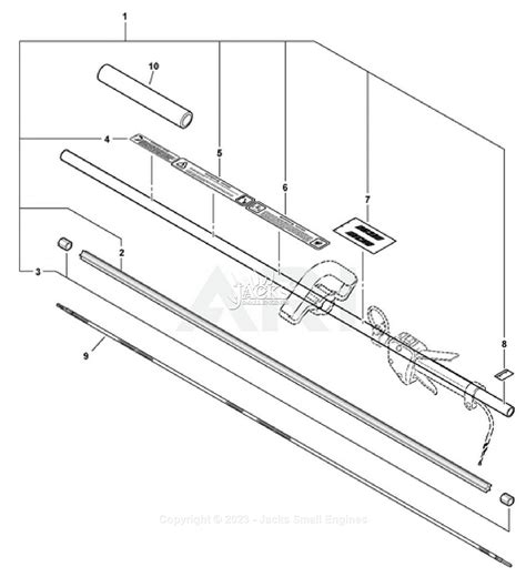 Echo HCA 261 SN 02001001 02999999 Parts Diagram For Main Pipe