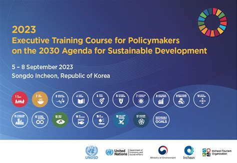 [2023] Executive Training for Policymakers on the 2030 Agenda for ...