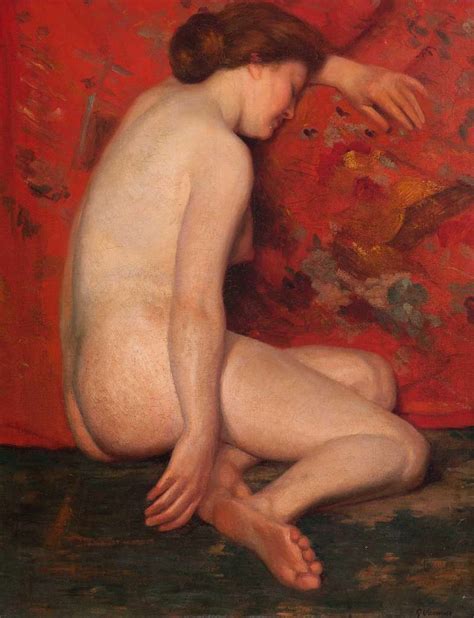 Gustave Vanaise Seated Nude PICRYL Public Domain Media Search