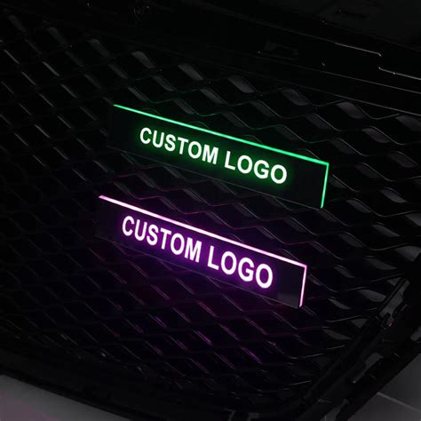 Beleuchtete Custom Logo Sticker Emblem Aufkleber Led Auto Grill Licht