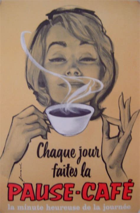 Pause-Café - Kiki Werth Original Vintage Posters