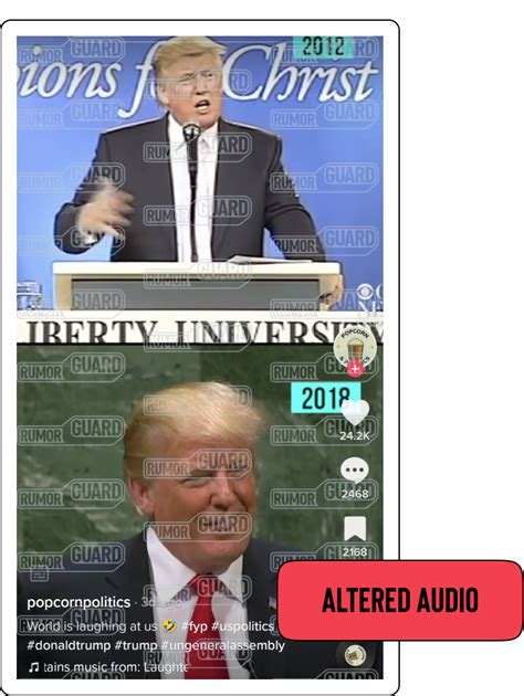 Altered audio exaggerates ‘UN laughing at Trump’ clip