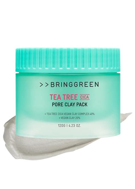 Bring Green Tea Tree Cica Pore Clay Pack Vegan Deep Pore