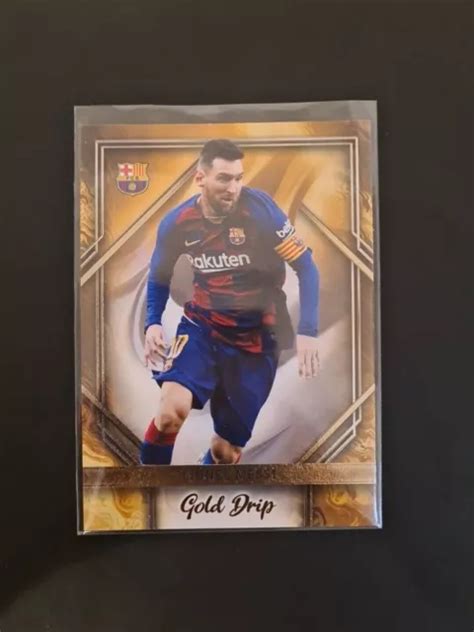 TOPPS BARCELONA TEAM Set Lionel Messi Gold Drip EUR 3 99 PicClick DE