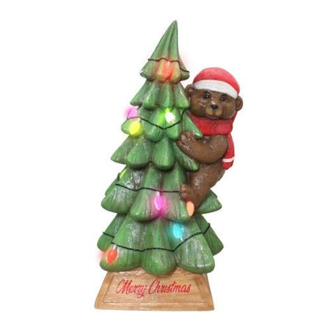 BEAR ON A CHRISTMAS TREE - Commercial Holiday Decorations & Seasonal ...