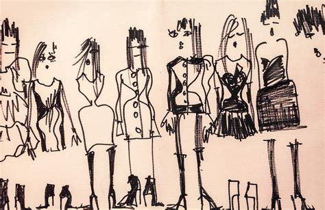 Lanvin Fashion Illustrations By Alber Elbaz Alber Fashionary Hand