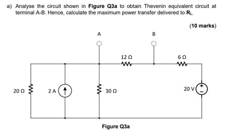 Solved A Analyse The Circuit Shown In Figure Q3a To Obtain Chegg