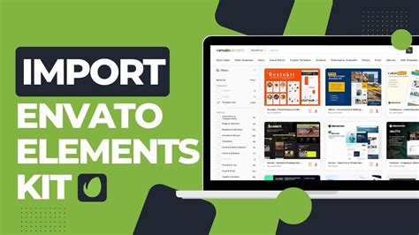 Install And Import Envato Elements Kits In Wordpress Envato Elements