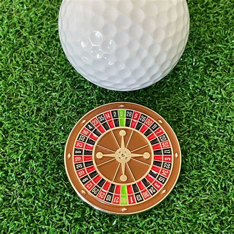 Roulette Wheel Golf Ball Marker Golf Gift Golf Accessory - Etsy