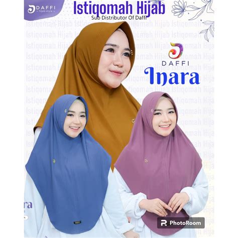 Jual Daffi Hijab INARA Jilbab Instan Bergo New Series Terbaru Shopee