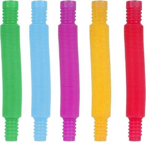 Fidget Wacky Tubes Regenboog Pop It Toy Stuks Bol