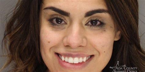 Andrea Espinosa Smiles For Mugshot After Allegedly Punching Cop Huffpost