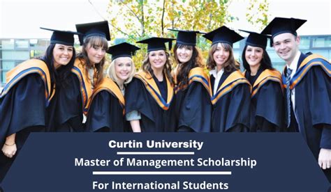 Curtin University Master of Management Scholarship for International ...