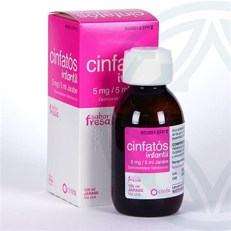 Cinfatos Infantil jarabe 125 ml Antitusivo para niños Farmacia Jiménez