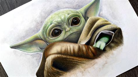 Baby Yoda Drawing Pencil Easy - Frikilo Quesea